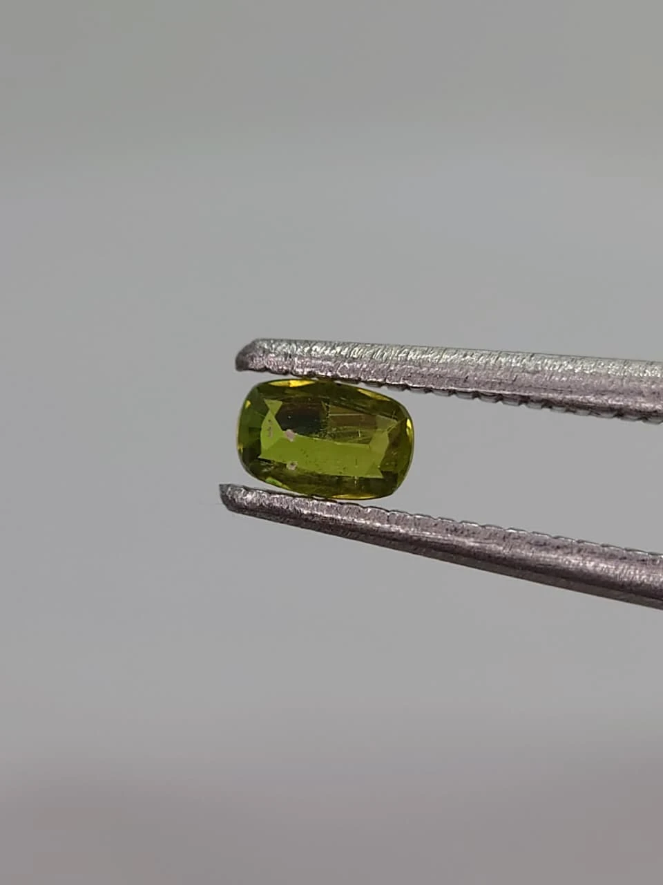 0.2ct Cushion Faceted Natural Demantoid Garnet from Madagascar — view 5